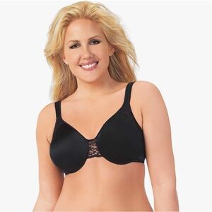 SIZE 40DDD WOMENS EXQUISITE FORM FULLY MINIMIXER UNDERWIRE BRA - BLACK
